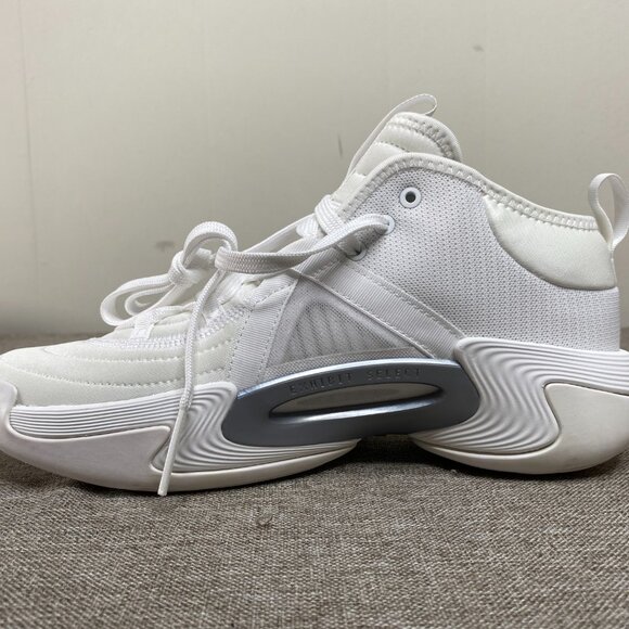 adidas Exhibit Select Mid Sneakers Women's 8.5 White Silver Metallic IE9332 NWT - Picture 8 of 12